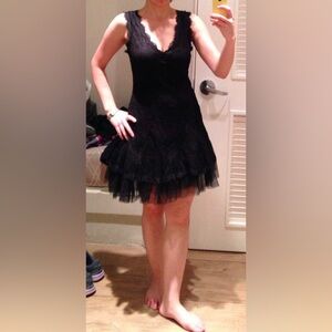 Betsy and Adam Fit and Flare lace cocktail dress, size 4